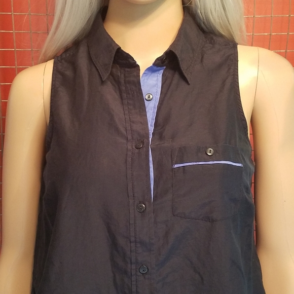 JCP brand button up blouse - Picture 2 of 5